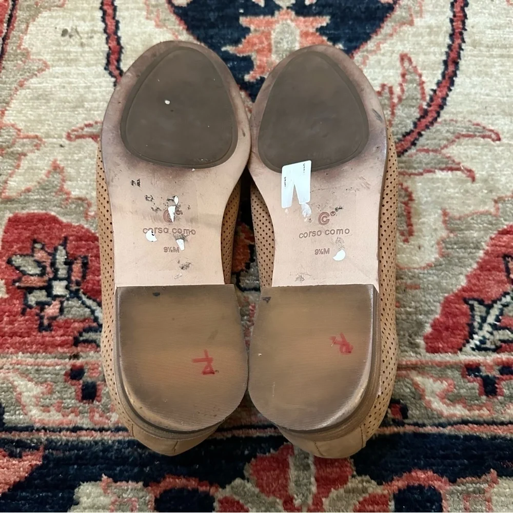 Corso Como Perforated Leather Carlynee Loafers